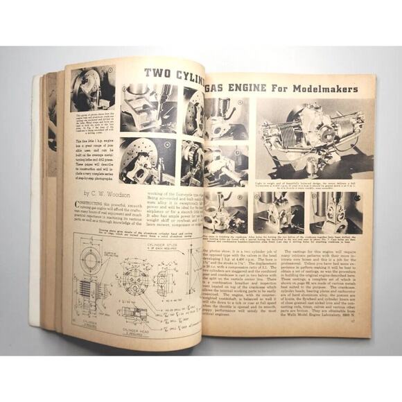 1941 Model Builders' Manual Magazine Fawcett Publication NO.2 - M597 - Picture 7 of 9